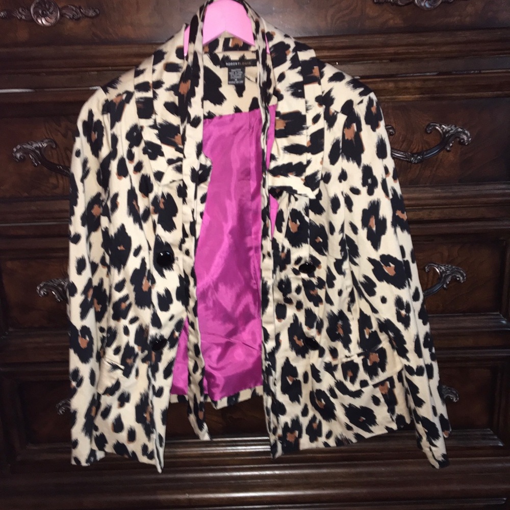 EUC ☆ Robert Louis ☆ Cheetah Jacket